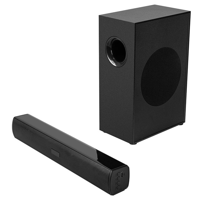 OEM 45W 2.1CH Sound Bar Surround USB AUX ARC Home Theater System  Wireless 2.1CH TV Soundbar With Subwoofer