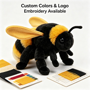 Peluche Realista Personalizado con Cola Amarilla al por Mayor |   Insecto <span class=keywords><strong>de</strong></span> Peluche Realista OEM con Logotipo Personalizado - Product Image 5