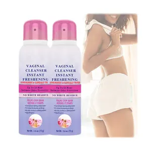 Private Label Up To 24 Hour Intimate Odor Protection Feminine Vaginal Instant Freshening Dry Wash Hypoallergenic Deodorant Spray
