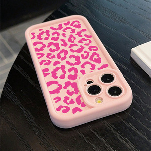 Bella Cover per telefono con stampa leopardata TPU con ritaglio in Silicone per paraurti per <span class=keywords><strong>iPhone</strong></span> 17 16 15 14 <span class=keywords><strong>13</strong></span> 12 11 - Product Image 4