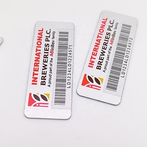Etiqueta Adhesiva Impermeable de Aluminio Metálico Grabada con Láser de Shenzhen, Etiquetas de Activos con Código <span class=keywords><strong>QR</strong></span> y Código de Barras Personalizadas - Product Image 4