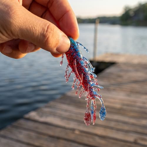 Señuelos blandos flotantes de TPE de 8.2cm y 7g, imitación de gusanos de pepino de mar, cebo de pesca para montajes NED, wobblers de cola bifurcada para lubina. - Product Image 2