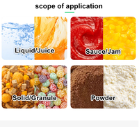 Automatische Mini Natte Hondenvoer Fruitpasta Dikke Aardbeienjam Honing Ketchup Rits Doypack Zakje Vulling Sachet Verpakkingsmachine