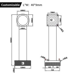 Ruijia 2 мегапикселя OV2640 поддерживает ESP32 jpeg yuv кодовое сканирование мониторинга широкоугольный модуль <span class=keywords><strong>dvp</strong></span> камеры OV2640 - Product Image 2