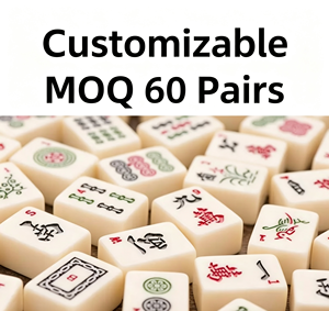 Divertidos Pendientes Cuadrados de Acrílico para Mujer, con Diseño de Joker y Mahjong, Pendientes Colgantes con Patrón de Cartas de Juego, Joyería Novedosa, Regalo para Fiestas - Product Image 2
