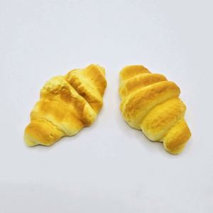 Croissant miniature en PU, saveur originale, simulation de blé, à rebond lent, pour décoration alimentaire et pâtisserie, vente en gros - Product Image 5