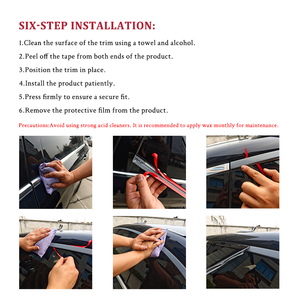 Aksesoris Mobil Kustom Grosir Lis Dekoratif Krom Hitam untuk Jendela Pintu BMW X5 G05 2019-2025 - Product Image 6