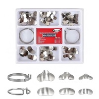 Material Dental, Tiras de Ortodoncia (Tipo Ruso) para Modelar Rellenos Dentales, Clase I, 100 Piezas, Modelo 007