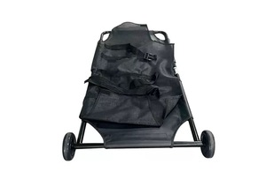 Alat kesehatan hewan peliharaan troli transportasi klinik hewan peliharaan perenggang anjing untuk kebutuhan transportasi rumah sakit hewan - Product Image 6