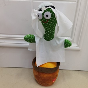 Personalizzabile in varie lingue questo divertente canto e danza <span class=keywords><strong>Cactus</strong></span> imparare a parlare di peluche elettronico - Product Image 3