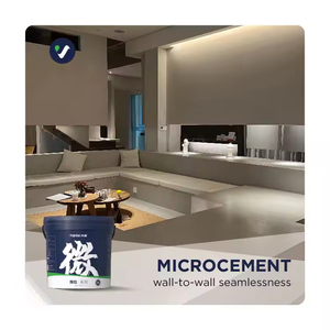 Vanlei Microrock High Adhesion Micro <strong>Cement</strong> Environmental Friendly Flooring <strong>Paint</strong> 15m Coverage for Exterior Interior Coating - Product Image 2