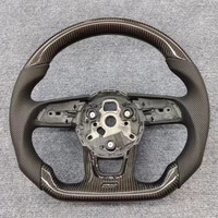 Volant en fibre de carbone pour Audi A6 A7 A8 A3 A5 B9 B8 R8 TT Q3 Q5 Q7 Q8 C6 C7 C8 RS7, volant personnalisé, accessoires de voiture