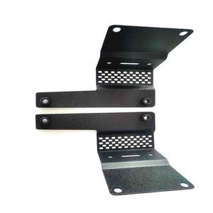 Accesorios todoterreno JL Soportes de vaina de luz dual para Jeep Wrangler JL 4xe Soportes de vainas de luz de 3 pulgadas en <span class=keywords><strong>el</strong></span> <span class=keywords><strong>pilar</strong></span> A en cada lado - Product Image 4