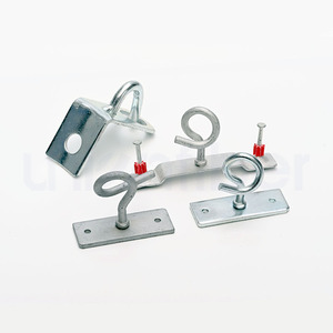Support de suspension à crochet <span class=keywords><strong>pour</strong></span> câble Pigtail, support de fibre optique FTTH en acier galvanisé haute résistance <span class=keywords><strong>pour</strong></span> montage sur <span class=keywords><strong>poteau</strong></span>, matériel de ligne électrique - Product Image 5