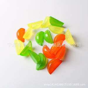 Glaçons en plastique orange Chuncheng, glace simulée colorée pour bars et cuisines, personnalisable - Product Image 1