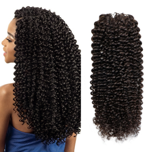 Extensions de cheveux au crochet à deux brins 100% faciles à enlever 100% extensions de cheveux humains Meches faciles à coiffer les mèches - Product Image 1