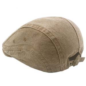 Nouvel Arrivage – Béret en Toile de Coton Délavé Style Ivy pour Homme, Idéal pour la Protection Solaire en Extérieur - Product Image 5