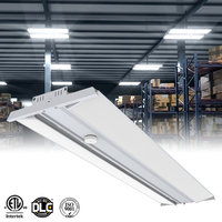Lumière LED haute baie 150W 21000 Lumens IP65 luminaire étanche pour entrepôt garage usine salle de sport et éclairage industriel
