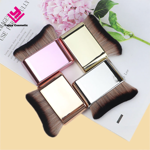 Brocha Kabuki Vegana para <span class=keywords><strong>Autobronceador</strong></span> Corporal, Bronceador, Iluminador, Corrector en Crema y Polvo, Brocha Corporal de Alta Densidad - Product Image 1
