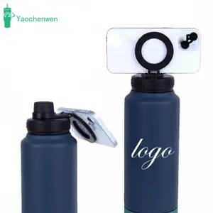 Tùy Chỉnh Đôi Tường 32 Oz 40 Oz Thép Không Gỉ Cốc Cốc Nước Chai Flask Thể Thao Dưới Nước Chai Với Xử Lý