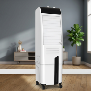 30L Tower Air <b>Cooler</b> High Performance Cooling System with Portable Long Air Throw Space Saving Design Indoor Appliance - Product Image 1