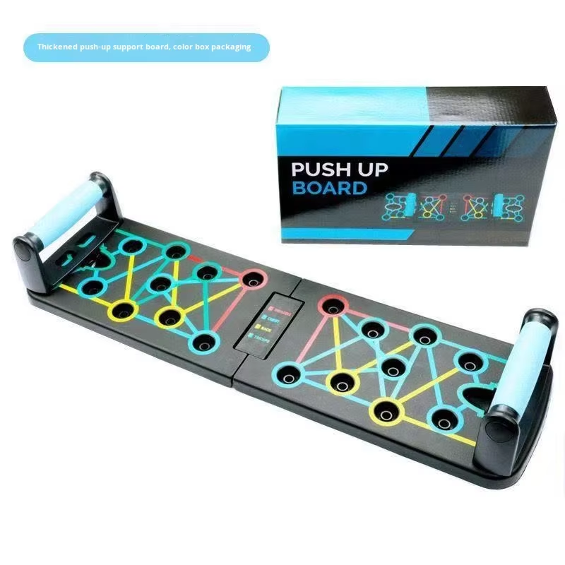 Planche de push-up pliante noire - Modèle de base 800g