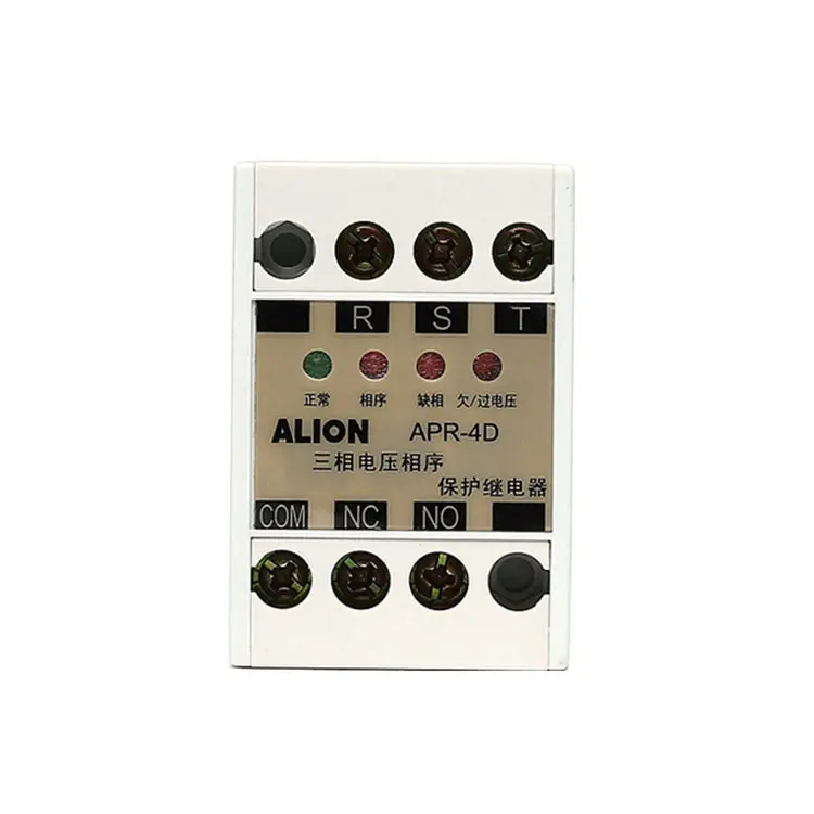 APR-4D 220V 50/60Hz DIN Rail Miniatur Induksi Listrik Power Protection Relay