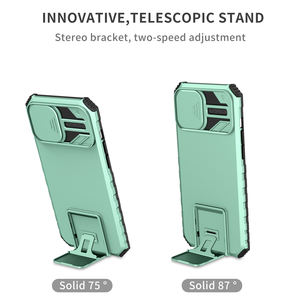 Funda de protección deslizante para cámara de teléfono móvil, carcasa trasera resistente con soporte para <span class=keywords><strong>iPhone</strong></span> 13 12 11 Pro Max XS Max XR 7 <span class=keywords><strong>8</strong></span> <span class=keywords><strong>Plus</strong></span> <span class=keywords><strong>SE</strong></span> <span class=keywords><strong>2020</strong></span> - Product Image 4