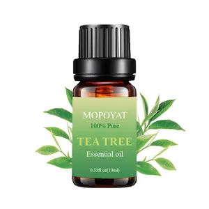MOPOYAT茶树精油减少头皮屑和痤疮增强精神修复烧伤0.33盎司的活力