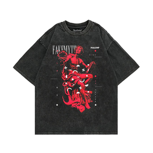 T-shirt Greatshoes con Grafiche, Magliette Oversize in Cotone, T-shirt di Alta Qualità all'Ingrosso, T-shirt Lavate Personalizzabili con Logo - Product Image 4