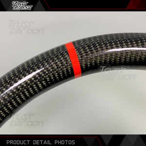 Volante de Fibra de Carbono de Alto Rendimiento Personalizado para <span class=keywords><strong>Chevrolet</strong></span> Chevy Corvette C7 Z06 ZR1 Stingray Z51 Coupé 2013-2019 - Product Image 4