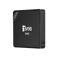 Venta directa de fábrica TV98 S905 Android Smart TV Box Android12 1GB RAM 8GB ROM 2,4G WiFi High BT Control remoto UK Plug