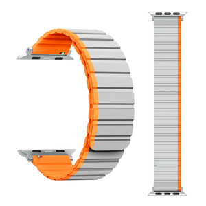 RYB Forte Bandes Magnétiques <span class=keywords><strong>Bracelet</strong></span> Silicone pour <span class=keywords><strong>Apple</strong></span> <span class=keywords><strong>Watch</strong></span> Ultra Bande 49mm Série 8 Série 7 45mm 44mm 42mm 38mm 40mm 41mm Hommes - Product Image 6