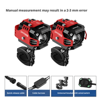 CStrong Focused Beam Motorcycle LED Spotlights Waterproof Aluminum Heat Dissipation Custom Size for Motorbike Scooter 20pcs OEM