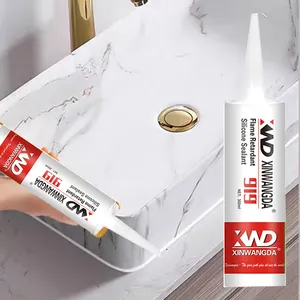 Mastic de silicone de salle de bain transparent de qualité Fournisseur Mastic de silicone sans solvant de haute résistance