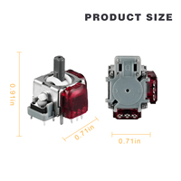 Joystick électromagnétique RS13 TMR Ginfull Angle TMR, stick analogique magnétique pour la réparation de la manette PS5
