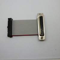 Conector hembra DB25 personalizado, conector IDC de 5cm, 26 Pines, cable plano de cinta para ordenador