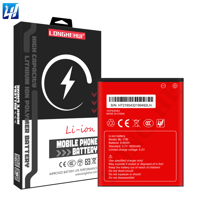 Brand New Durable BL-17BI 100% Health Phone Battery 1800mAh 3.7V for Itel Phone