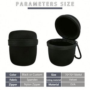 Black <b>Mini</b> Portable Audio Storage Case Outdoor Travel Audio Mixer Bag Audio <b>Speakers</b> Case - Product Image 6