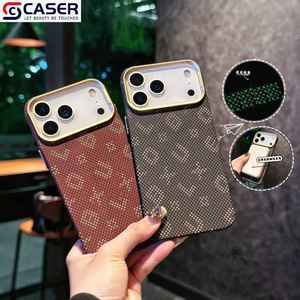 เคสโทร<span class=keywords><strong>ศัพท์</strong></span>ลายตัวอักษรภาษาอังกฤษเรืองแสงสไตล์หรูทำจากคาร์บอนไฟเบอร์ให้ความรู้สึกเหมือนห่วงแม่เหล็กสำหรับ Iphone17/16/15 - Product Image 3