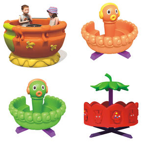 Prix d'usine Plastique Métal Enfants Petit Merry Go Round Backyard Aire de jeux pour enfants Carrousel - Product Image 4