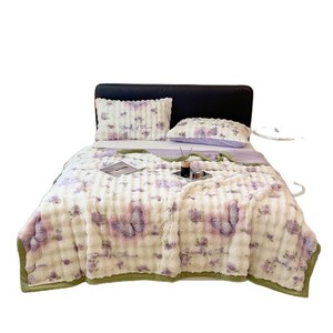 Couverture en polaire Shinori-kaku Milk Fleece 180x220cm, double couche, épaisse, douce et chaude, pour la maison - Product Image 5