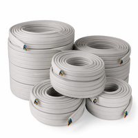 NYM-J PVC-isoliertes PVC-ummanteltes Flachgebäudekabel 300/500V Kupferleiter