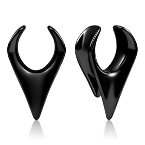 Neues Design spitzenohrsattel 18K Gold plattiert Ohrstöpsel Messgeräte Ohrringe Ohr Piercing Schmuck - Product Image 6