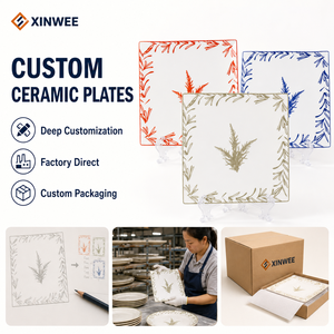 Ensemble <span class=keywords><strong>de</strong></span> plateaux <span class=keywords><strong>de</strong></span> service en céramique <span class=keywords><strong>de</strong></span> luxe à plusieurs niveaux avec support en métal doré, logo personnalisé, plateau <span class=keywords><strong>de</strong></span> présentation pour le thé <span class=keywords><strong>de</strong></span> l'après-midi, plateau à dessert, décoration - Product Image 1