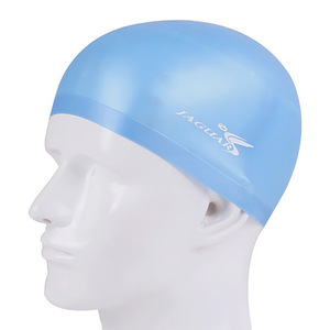 Bonnet de bain en silicone Jaguar, argenté, unisexe, imperméable, pour la compétition, pour adultes - Product Image 3