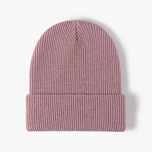 Winter Women Outdoor Warm Pile Hat Pullover Wide Brim Decorative Ear Protection Fashion Fleece-lined Beanies Hat