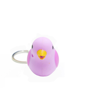 Porte-clés lumineux LED en plastique en forme d'animal, cadeau promotionnel, petit oiseau, lumière LED, porte-clés, breloques pour sac de voiture - Product Image 4