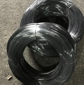 Alambre trenzado de acero al carbono, alambre negro, 0,2-6,0mm