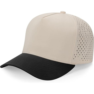 Chapeau Snapback personnalisé | Casquette vierge à 5 panneaux pour hommes et femmes | Casquette Performance Bill respirante, légère et incurvée - Product Image 1